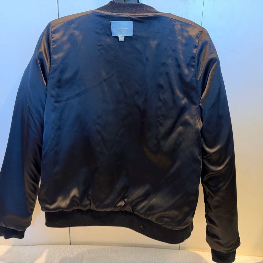 Faux Leopard Fur Bomber Jacket - Picture 7 of 9